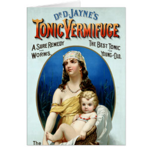 D. Jayne's Tonic Vermifuge Vintage Poster