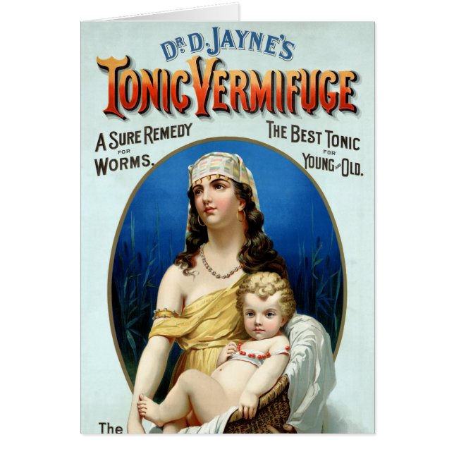 D. Jayne's Tonic Vermifuge Vintage Poster (Voorkant)