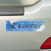 D.K. Creations Logo Bumpersticker (Op auto)