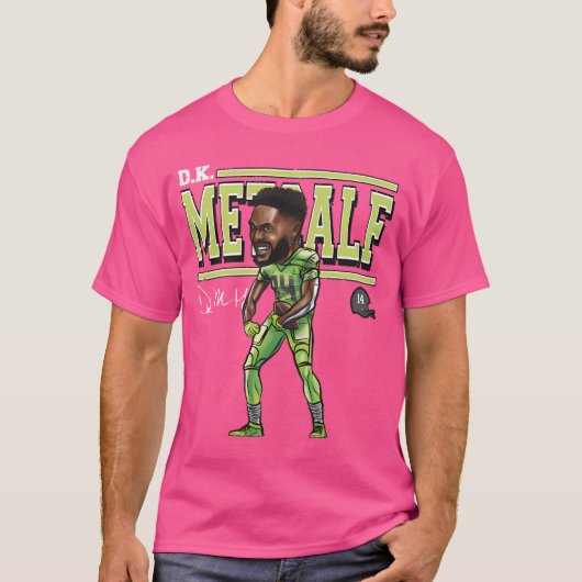 D.K. Metcalf Cartoon T-shirt (Voorkant)