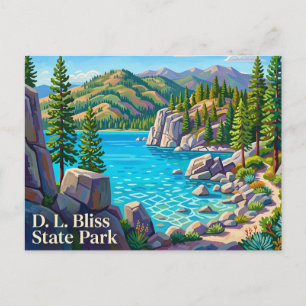 D. L. Bliss State Park Californië Briefkaart