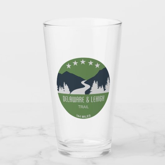 D&L Trail Pennsylvania Glas (Voorkant)