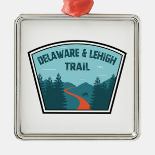 D&L Trail Pennsylvania Metalen Ornament