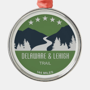 D&L Trail Pennsylvania Metalen Ornament