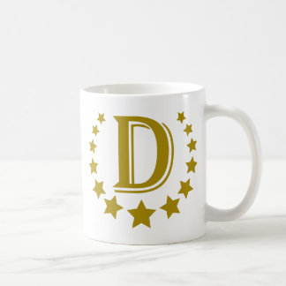 D-Letter-Stars-Crown- Koffiemok