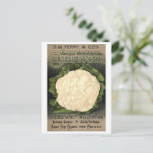 D. M. Ferry & Co. Bloemkool Zaad Advertentie Briefkaart (Staand voorkant)