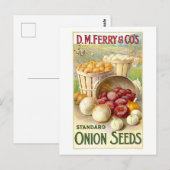 D. M. Ferry & Co. uienzaad Adverteren Briefkaart (Voorkant / Achterkant)