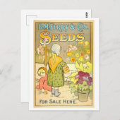  D.M. Ferry & Co. Zaaigoed Advertentie Briefkaart (Voorkant / Achterkant)