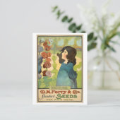  D.M. Ferry & Co. Zaaigoed Advertentie Briefkaart (Staand voorkant)