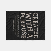 D met een portemonnee Schattige Christelijke tiene Fleece Deken (Voorkant (Horizontaal))