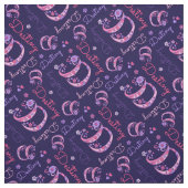 D monogram en gepersonaliseerde naam Destiny stof (Swatch)