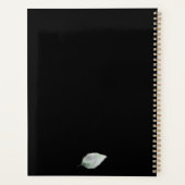 D Monogram Floral Aangepaste Planner (Achterkant)