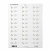 D Monogram Floral Eigen label (Full Sheet)