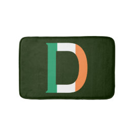 D Monogram overlay op Ierse vlag bmcnt Badmat