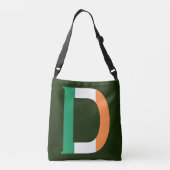 D Monogram overlay op Ierse vlag cbbcnt Crossbody Tas (Achterkant)
