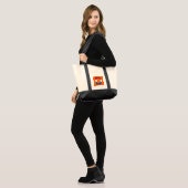D Monogram overlay op NLD Vlag op of itcnt Tote Bag (Voorkant (model))