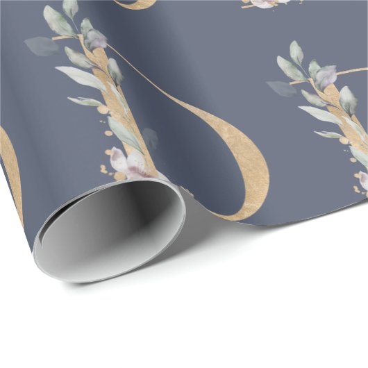 D Monogram papier voor het verpakken van flessen (Rol Hoek)