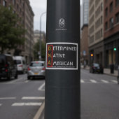 D.N.A. (RYBW) - Vastberaden Indiaan Sticker