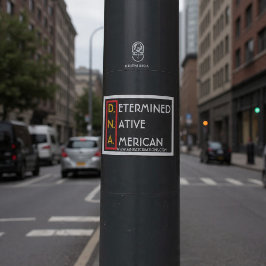 D.N.A. (RYBW) - Vastberaden Indiaan Sticker