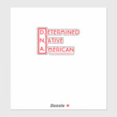 D.N.A. - Vastberaden Indiaan Sticker (Vel)