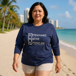 D.N.A. - Vastberaden Indiaan Tri-Blend Shirt