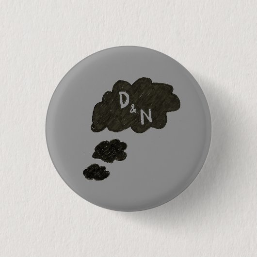 D&N "Dream"-Button Ronde Button 3,2 Cm (Voorkant)