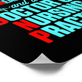D N P Doctor in de verpleegkundige Poster (Hoek)