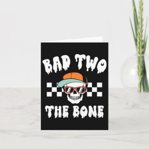 D naar het botskelet Halloween Two Birthday Todd Kaart