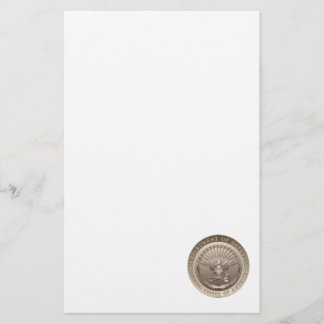 D.O.D. Government Emblem Briefpapier