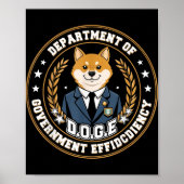 D.o.g.e Afdeling Overheids Efficiëntie  Poster (Voorkant)