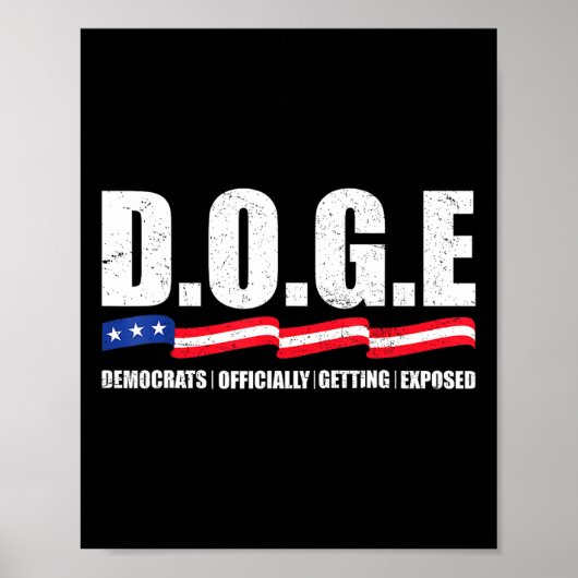 D.o.g.e Doge Departement voor Overheids Efficiënti Poster (Voorkant)