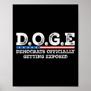 D.o.g.e Doge Ministerie van OverheidsEfficiëntie U Poster