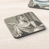 D. Octavius Augustus (63 voor Christus - 14 voor C Bier Onderzetter (Linkerzijde)