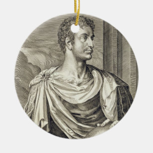 D. Octavius Augustus (63 voor Christus - 14 voor C Keramisch Ornament