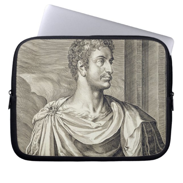D. Octavius Augustus (63 voor Christus - 14 voor C Laptop Sleeve (Voorkant)