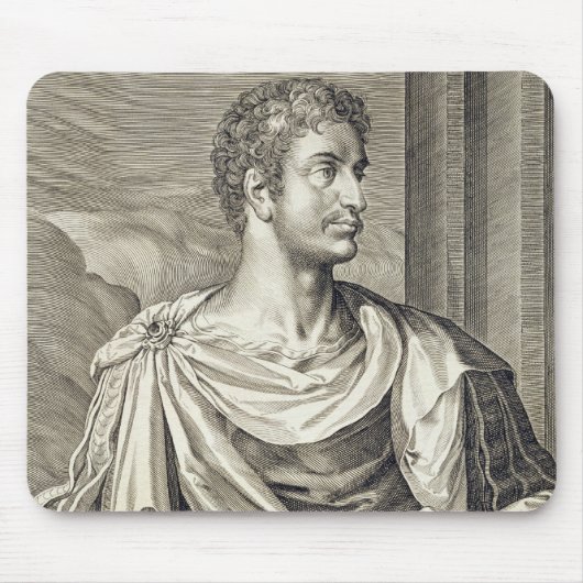 D. Octavius Augustus (63 voor Christus - 14 voor C Muismat (Voorkant)