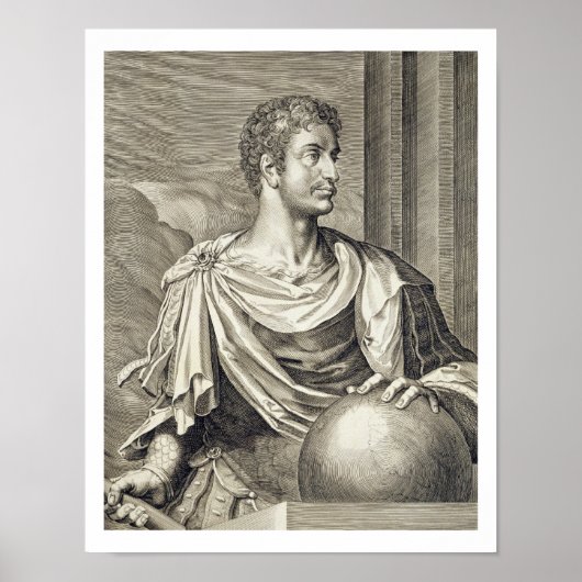 D. Octavius Augustus (63 voor Christus - 14 voor C Poster (Voorkant)