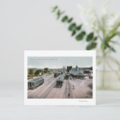 D & R G Railroad Depot Briefkaart (Staand voorkant)