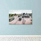D & R G Railroad Depot Canvas Afdruk (Insitu (Houten vloer))