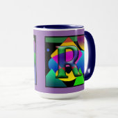 D & R Monogram Cofee mok (Voorkant rechts)