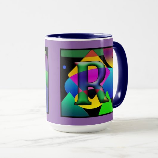 D & R Monogram Cofee mok (Voorkant rechts)