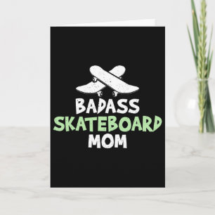 D Skateboard Moeder Schaatsen Skateboarder Kaart