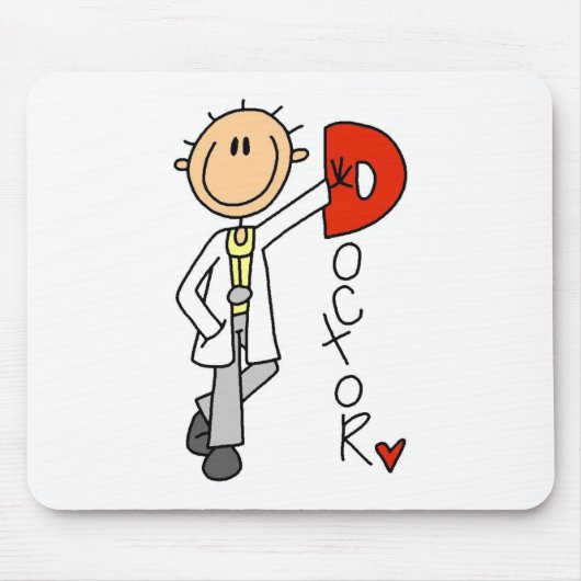 D staat voor Dokter Muismat (Voorkant)