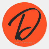 D - STICKER (Voorkant)