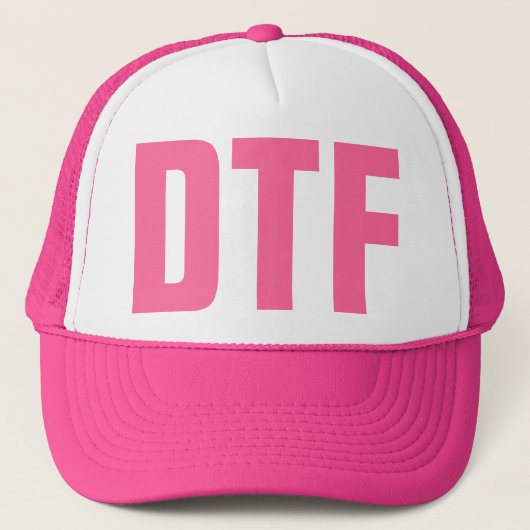 D T F Trucker Hat Pet (Voorkant)