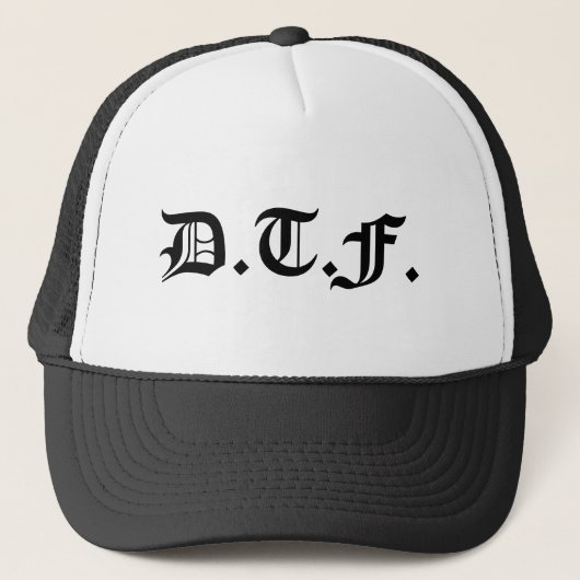 D.T.F. TRUCKER PET (Voorkant)