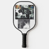 D THOMPSON Pickleball Paddle: Zwart, Hoesje: R Paddle (Achterkant)