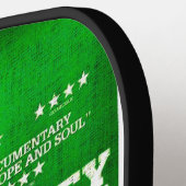 D THOMPSON Pickleball Paddle: Zwart, Hoesje: R Paddle (Links Detail)