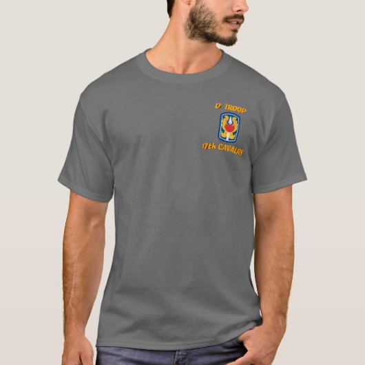 D Troop 17th Cavalry VSR M551 Sheridan Shirt (Voorkant)