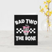 D Twee De Bone Verjaardag 2e Halloween 2 jaar oud Kaart (Gele Bloem)